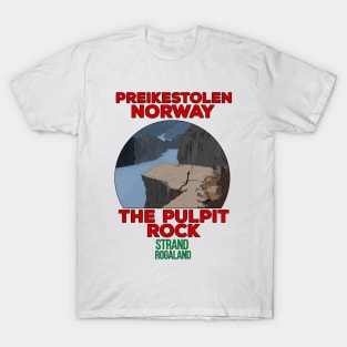 Preikestolen Strand Rogaland Norway T-Shirt